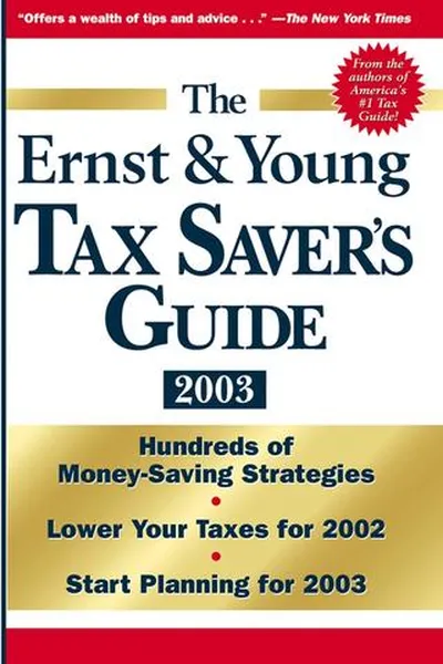 Capa de The Ernst & Young Tax Saver's Guide 2003