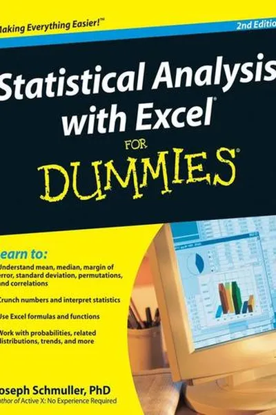 Capa de Statistical Analysis with Excel For Dummies®