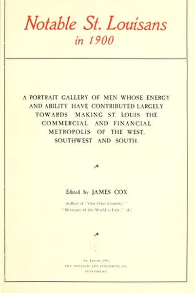 Capa de Notable St. Louisans in 1900