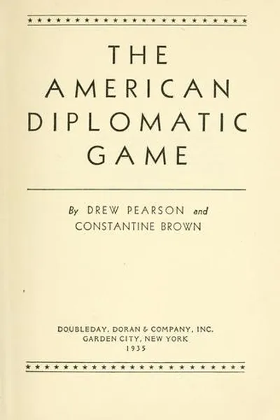 Capa de The American diplomatic game