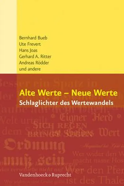 Capa de Alte Werte - Neue Werte