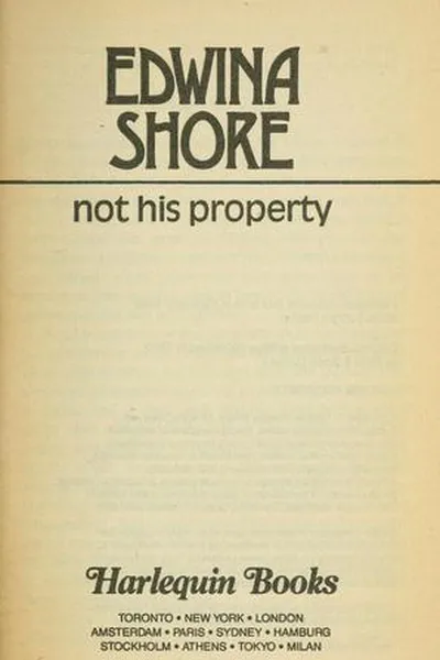 Capa de Not His Property