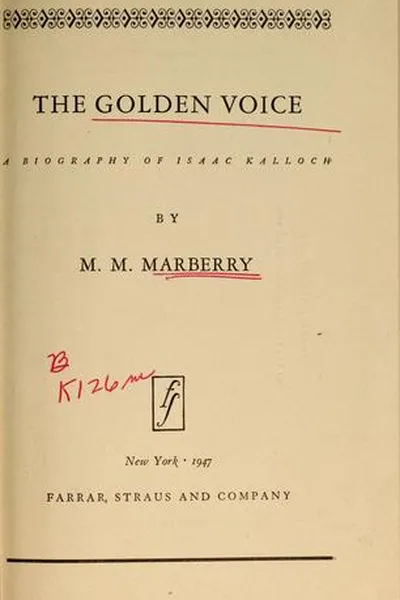 Capa de The golden voice