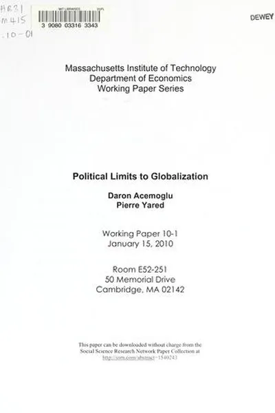 Capa de Political limits to globalization