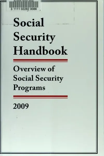 Capa de Social Security handbook