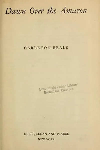 Capa de Dawn over the Amazon