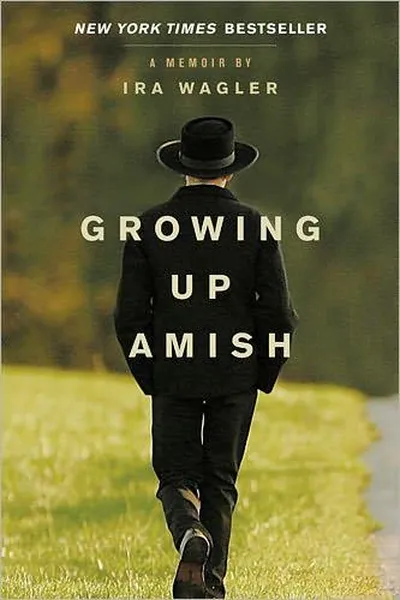 Capa de Growing up Amish
