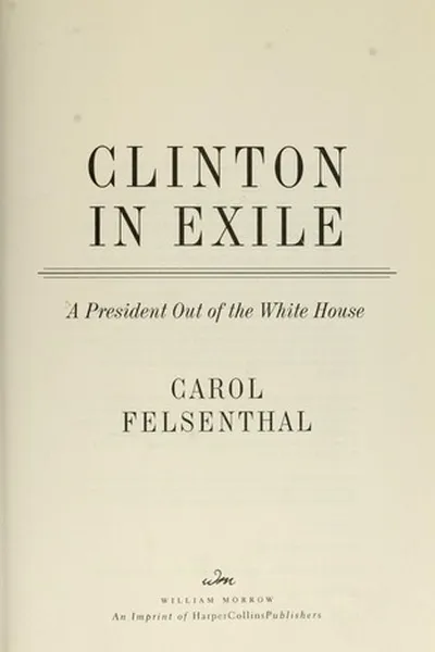 Capa de Clinton in Exile