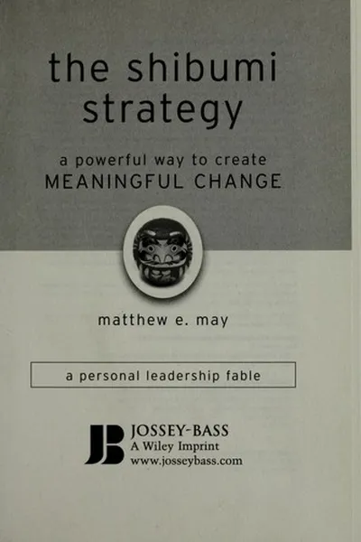 Capa de The shibumi strategy