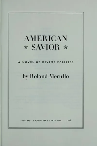 Capa de American savior