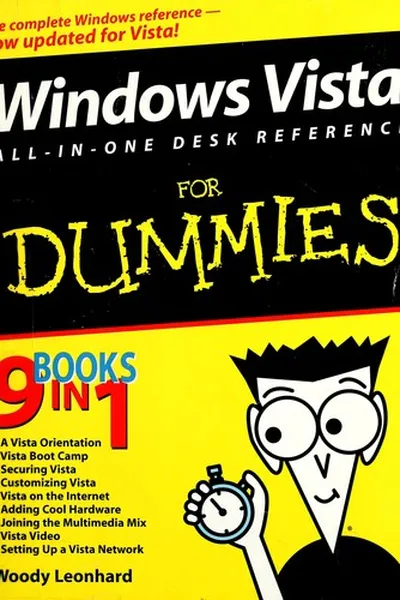 Capa de Windows Vista all-in-one desk reference for dummies