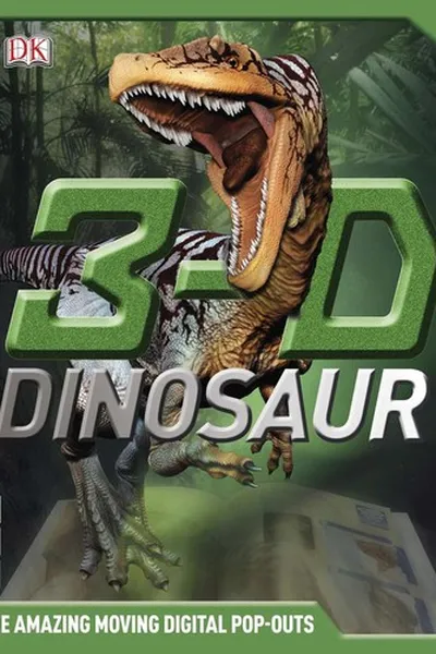 Capa de 3-D dinosaur