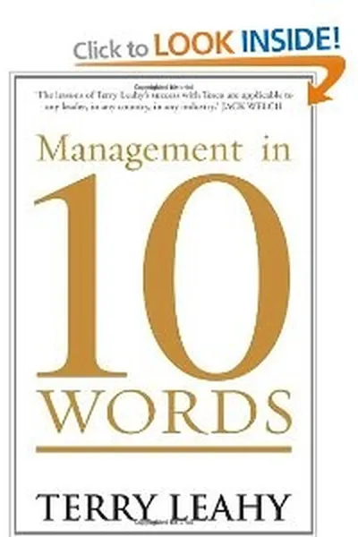 Capa de Management in 10 words