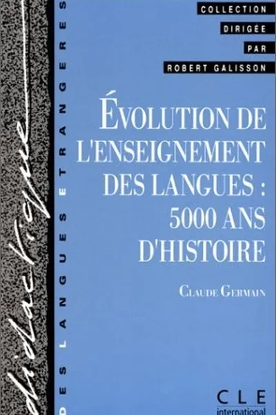 Capa de Evolution de l'enseignement des langues
