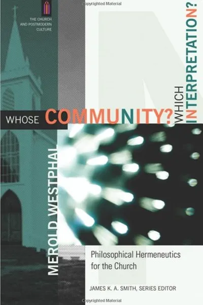 Capa de Whose community? which interpretation?