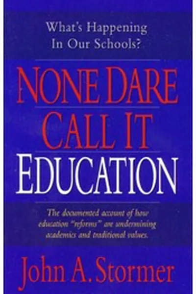 Capa de None dare call it education