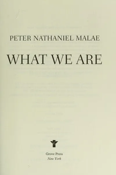 Capa de What we are