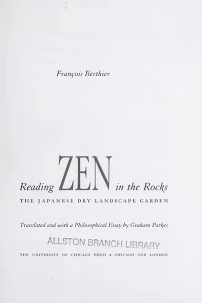 Capa de Reading Zen in the rocks