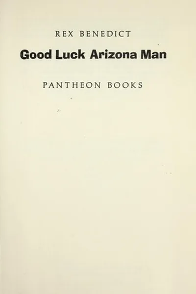Capa de Good luck Arizona man