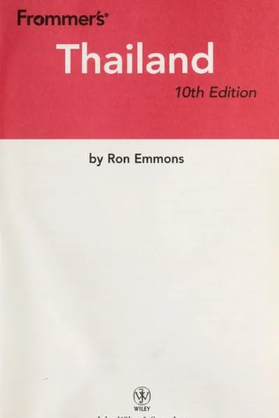 Capa de Frommer's Thailand