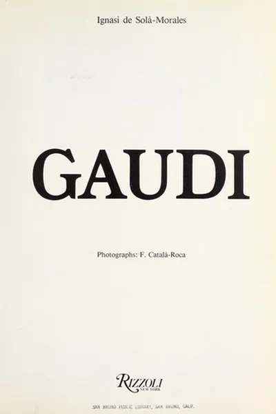 Cover of Gaudi