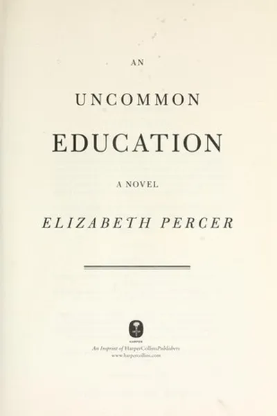 Capa de An uncommon education
