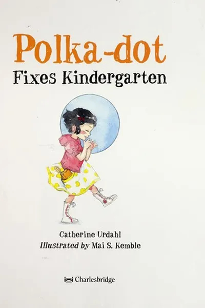 Capa de Polka-dot fixes kindergarten