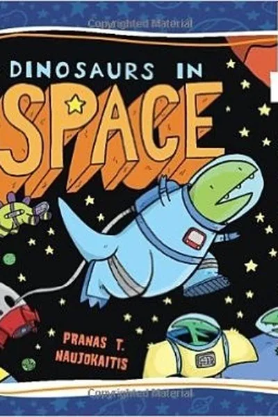 Capa de Dinosaurs in space