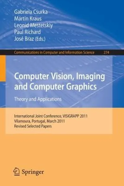Capa de Computer Vision Imaging And Computer Graphics Theory And Applications