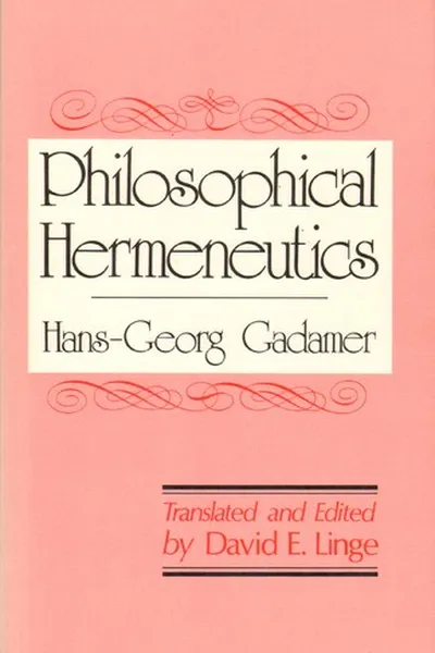 Capa de Philosophical hermeneutics