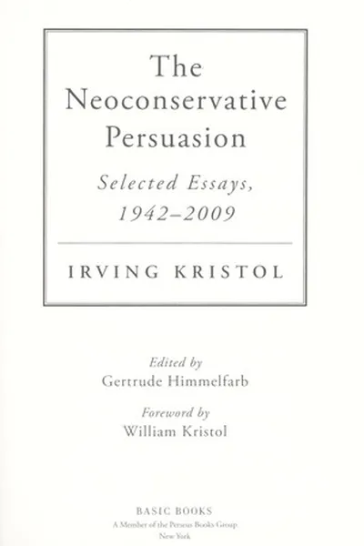 Capa de The neoconservative persuasion