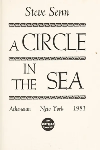 Capa de A circle in the sea