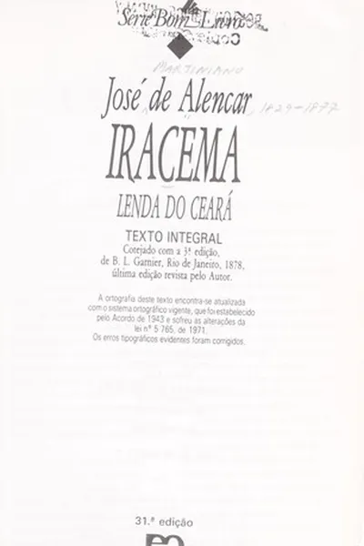Cover of Iracema