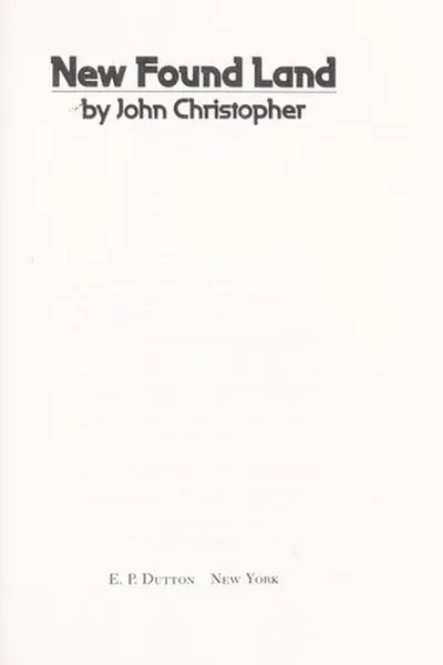 Capa de New found land