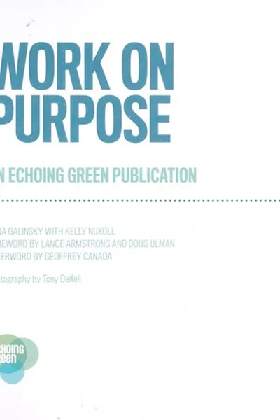 Capa de Work on purpose