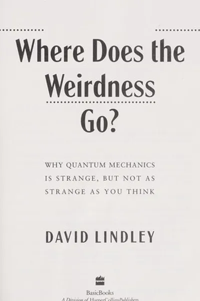 Capa de Where does the weirdness go?