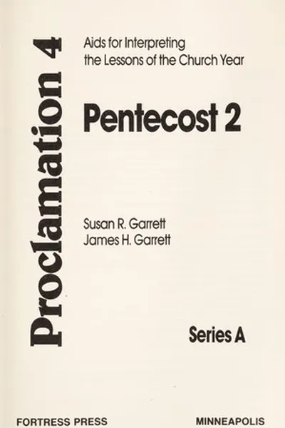 Capa de Pentecost 2, series A