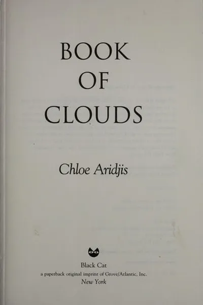 Capa de Book of clouds
