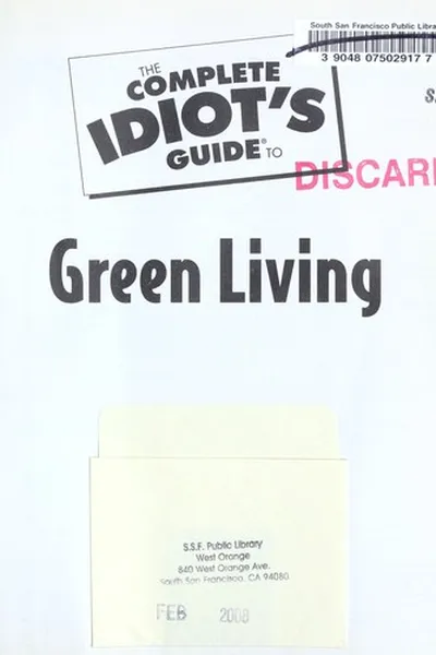 Capa de The complete idiot's guide to green living