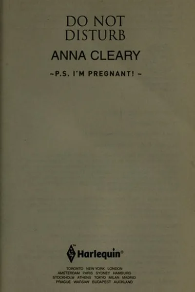 Cover of Do not disturb