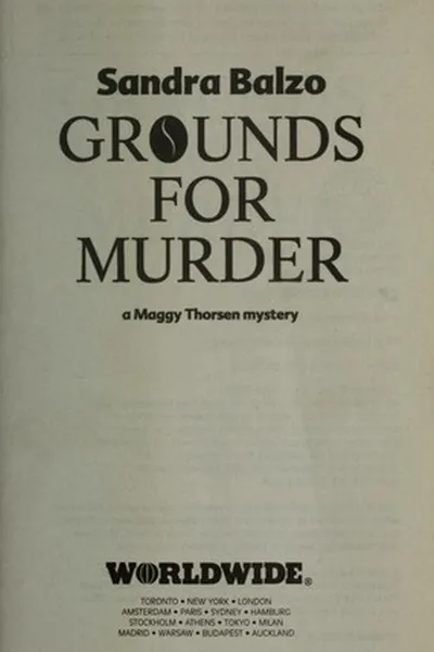 Cover of Grounds for murder