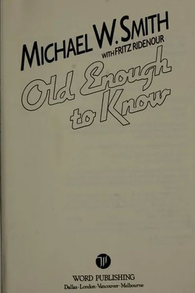 Capa de Old enough to know