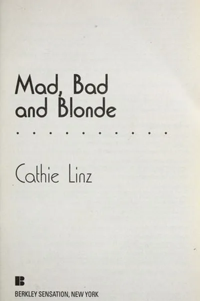 Capa de Mad, bad and blonde