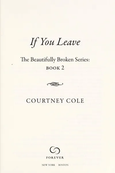 Capa de If you leave