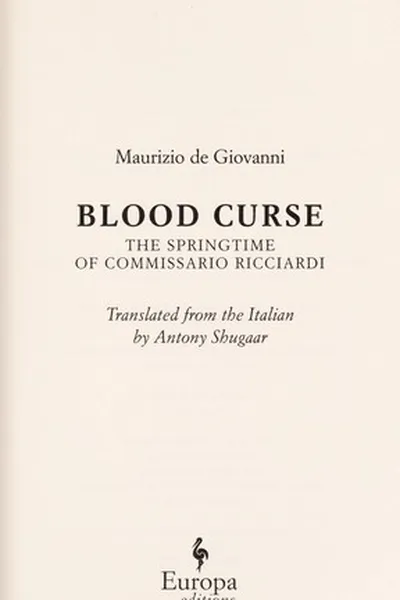 Capa de Blood curse