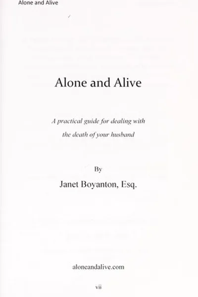 Capa de Alone and alive