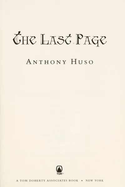 Capa de The last page