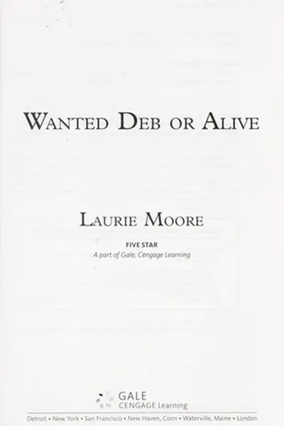Capa de Wanted deb or alive