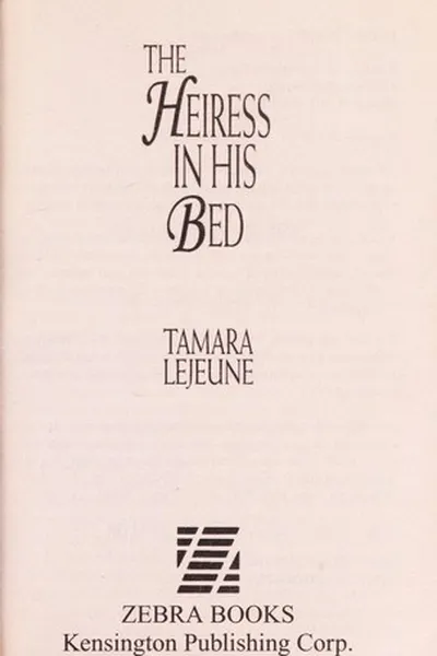 Capa de The heiress in his bed