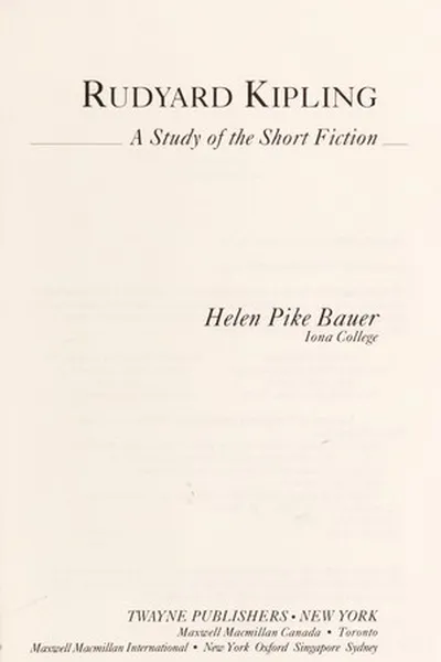 Capa de Rudyard Kipling